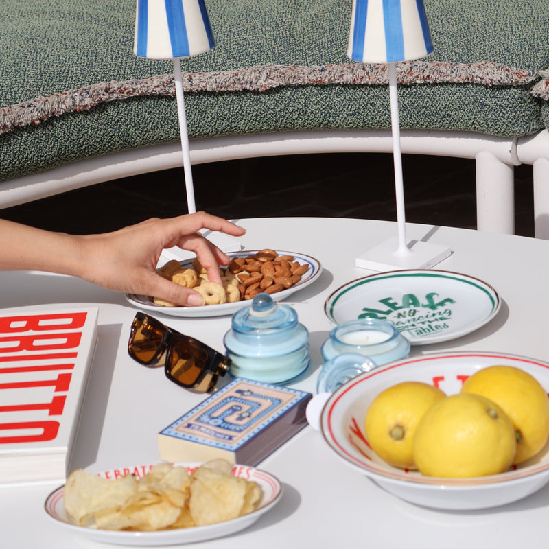 Porselienen schaaltje "Just Want To Have Fun" - Ø 16,5 cm