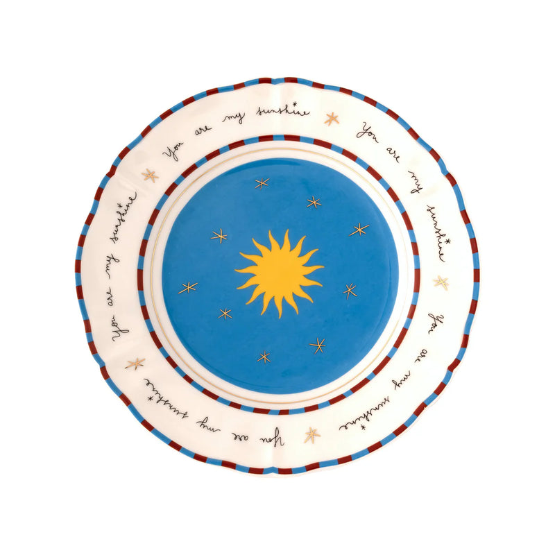 Porseleinen bord - ZON - Ø 20.5 cm
