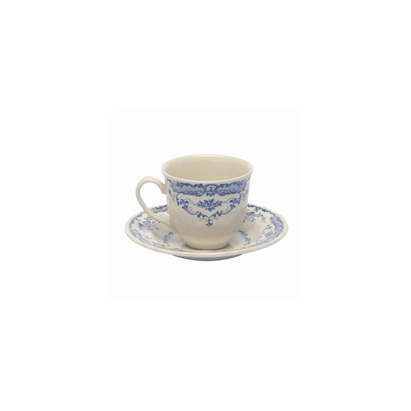 Theekopje met schoteltje - Blauw