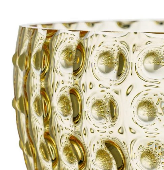 Kristallen kom – Citroengeel - 24 cm