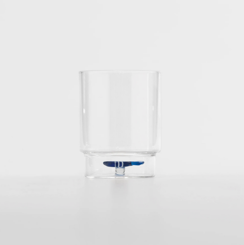 Teca - Visjes - Set van 6 Glazen