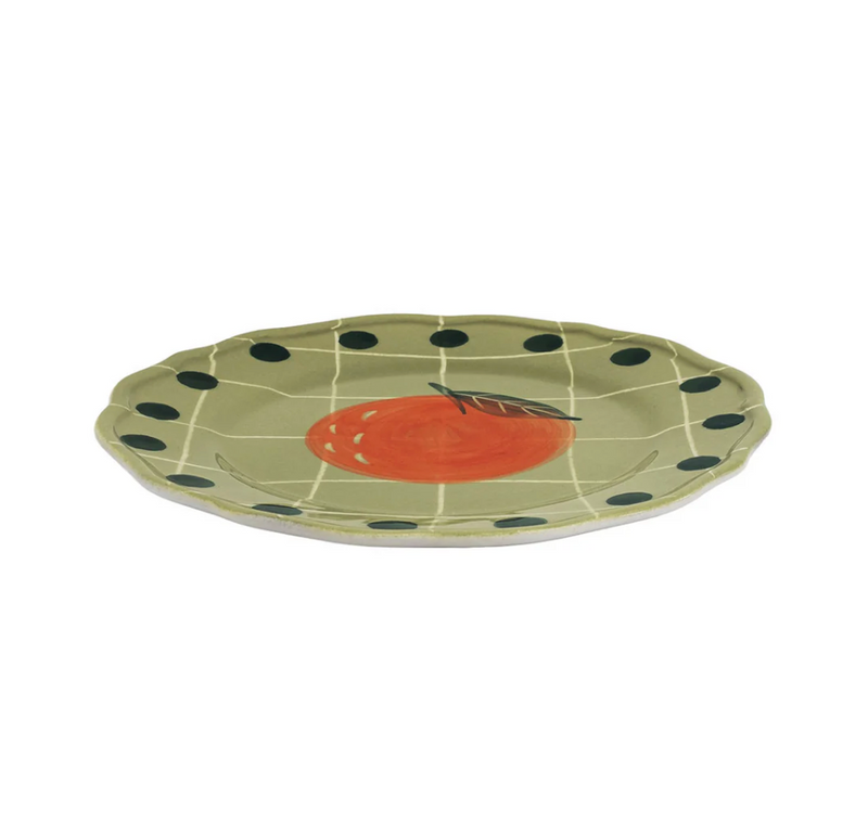 Quadri - Ontbijtbordje - Groen - Ø 22,5 cm