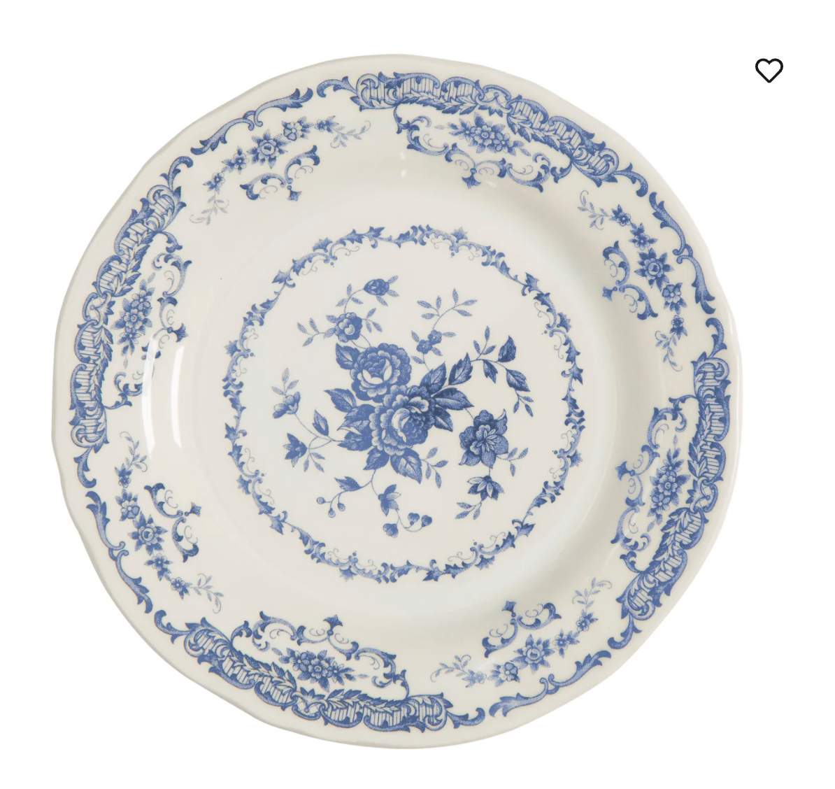 Rose - Ontbijtbord - Blauw - Ø 20.7 cm