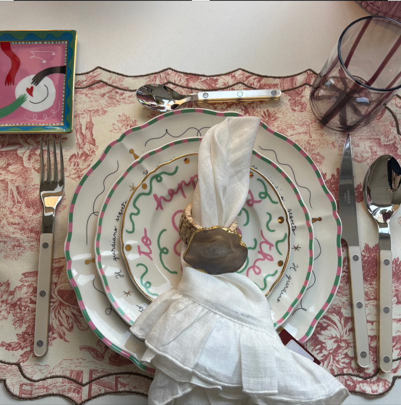 Gitane Linnen Servet – Wit (45 × 45 cm)