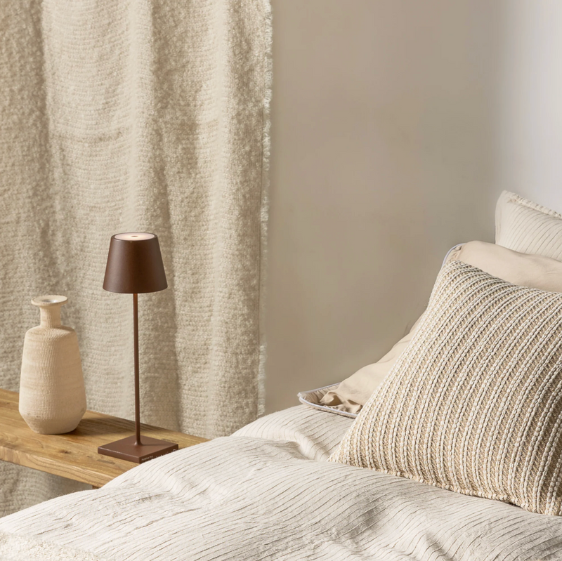 Draadloze oplaadbare lamp - Poldina - Roeskleur