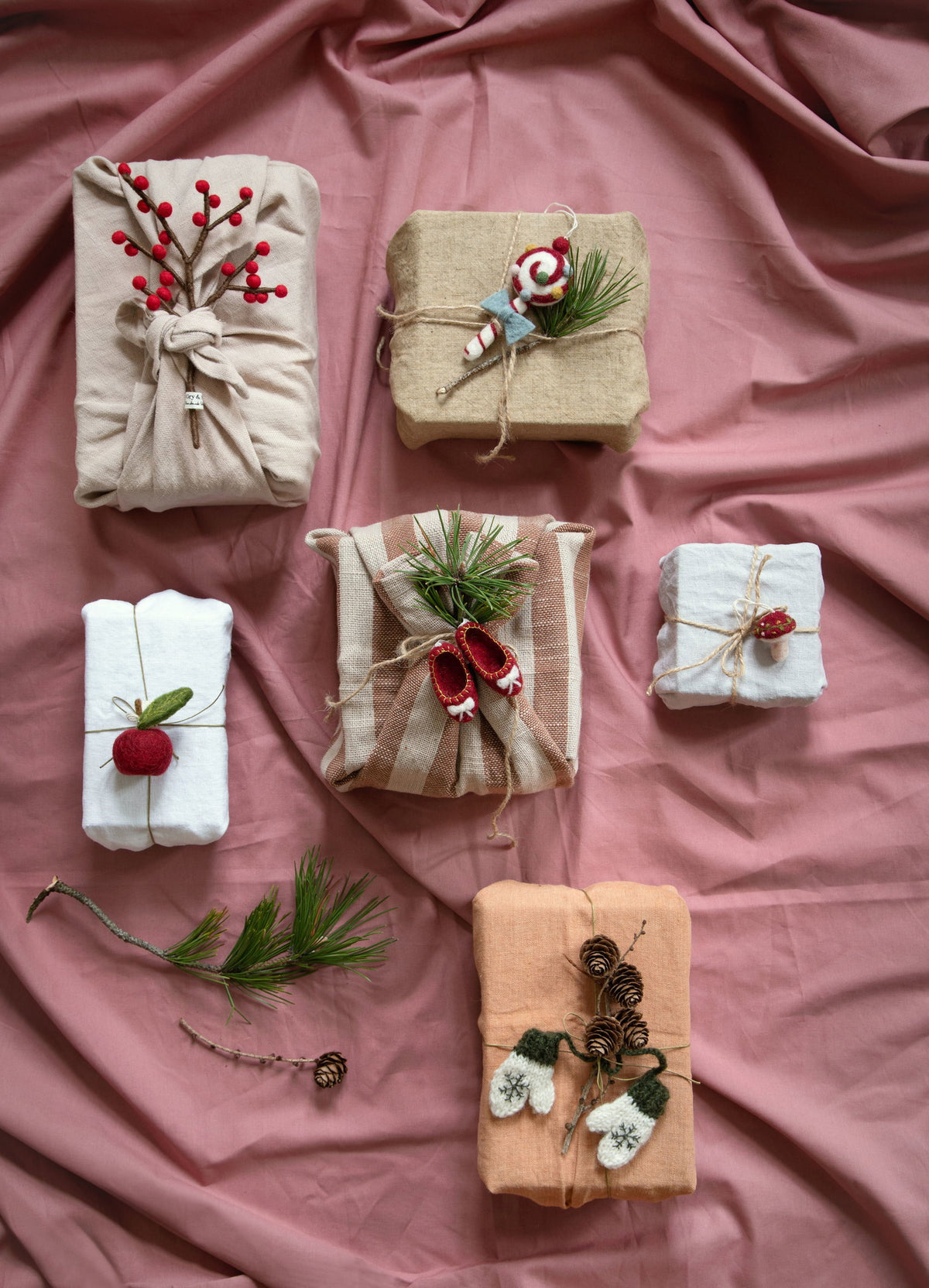 Kersttakje in vilt