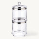 Lia Voorraadpot met Deksel – Mondgeblazen Kristalglas – Ø 13 x H 12 cm
