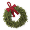 Small Christmas wreath with red bow