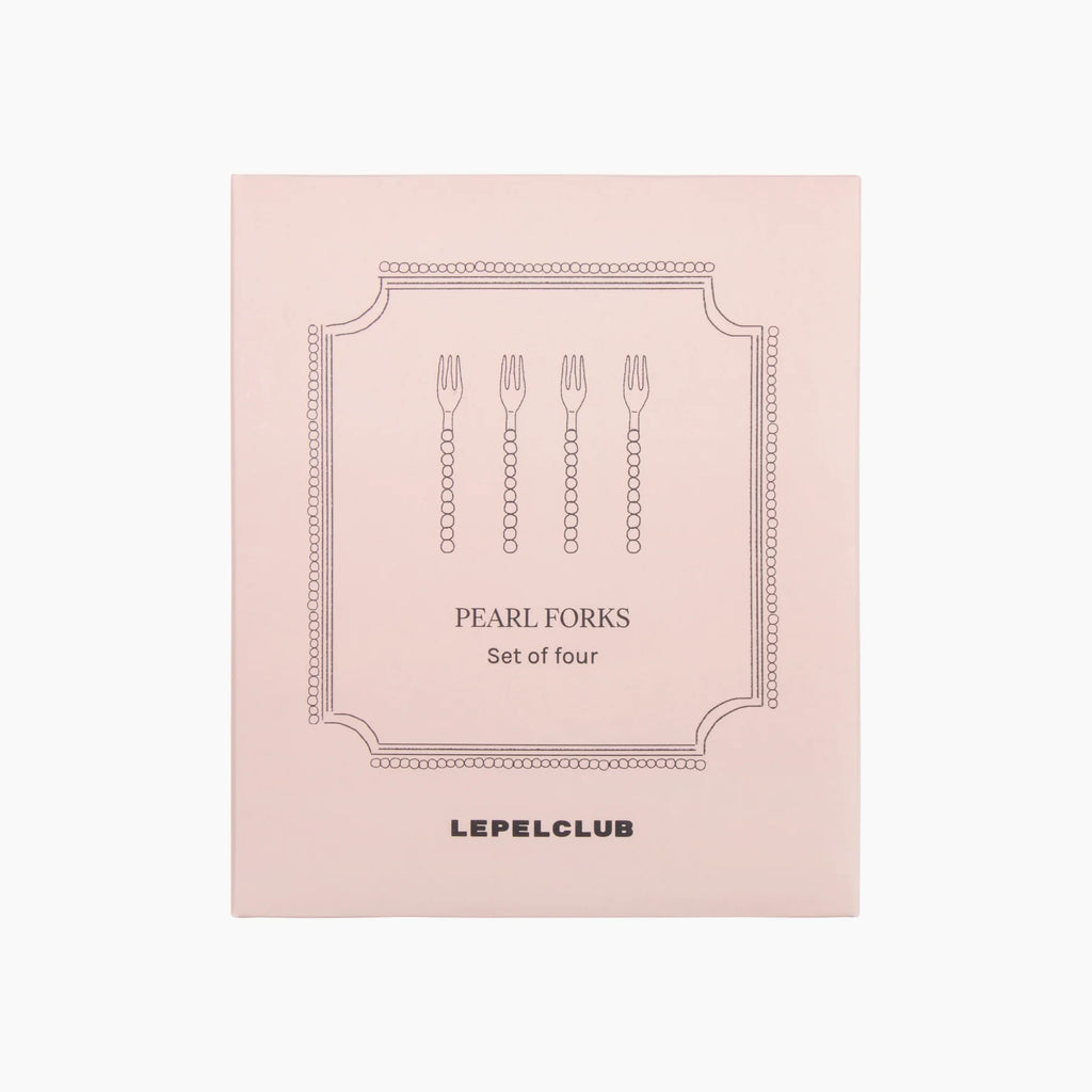Parel taartvorkje - set van 4