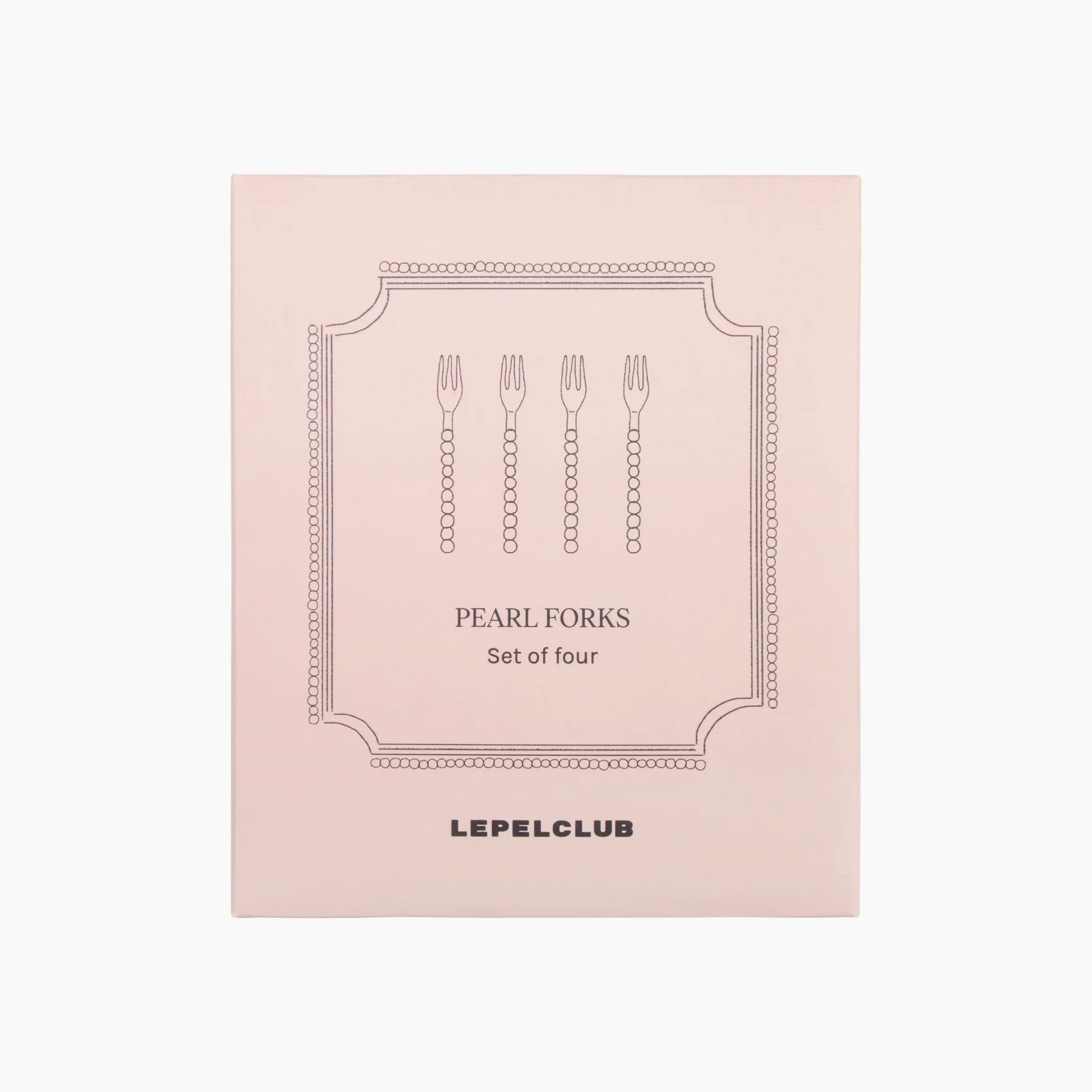 Parel taartvorkje - set van 4