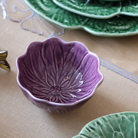 Kom "Flora" – Aubergine - Ø 12,4 cm