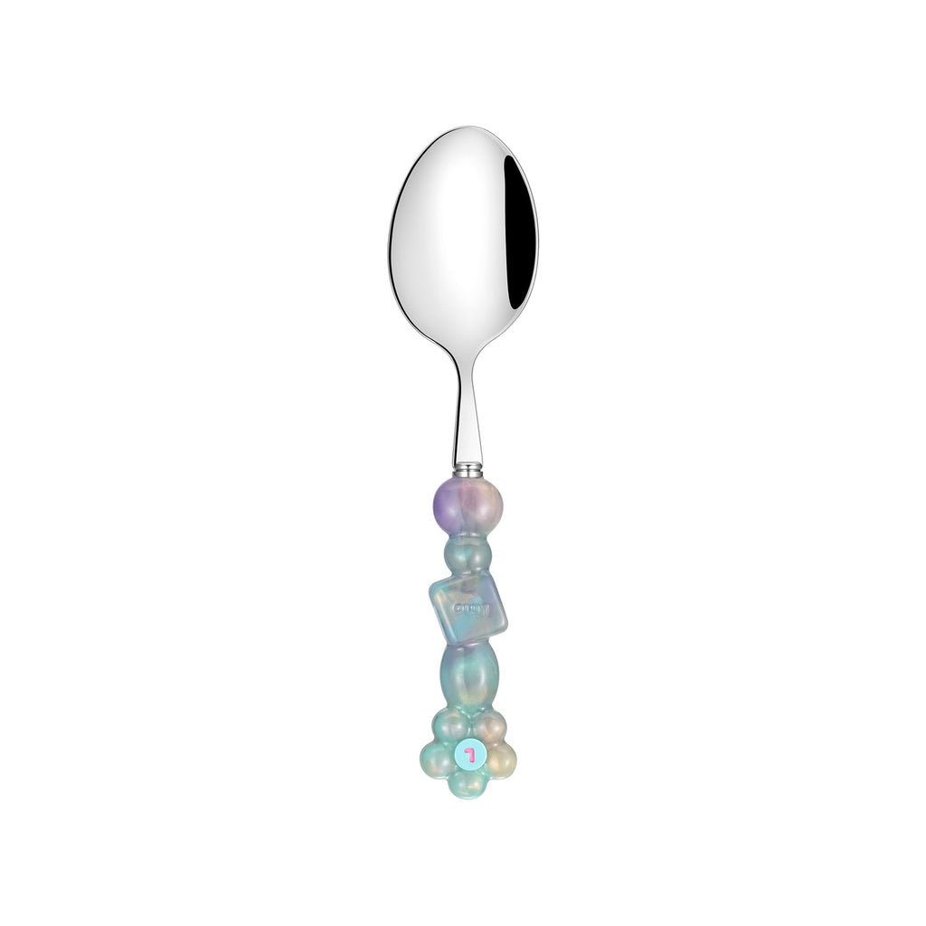 Likio bestek Floral Beads Geometrics met florale kralen in zachte pastelkleuren