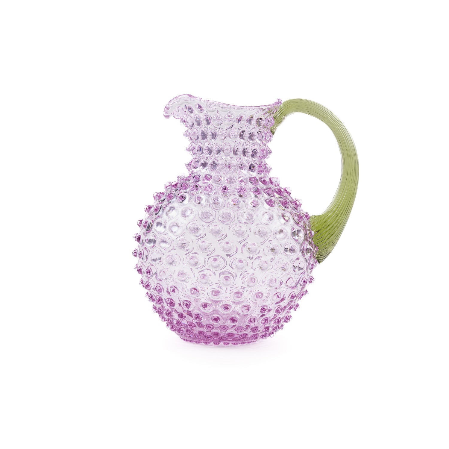 Kristallen karaf - 2 liter – Lilla/Olijfgroen