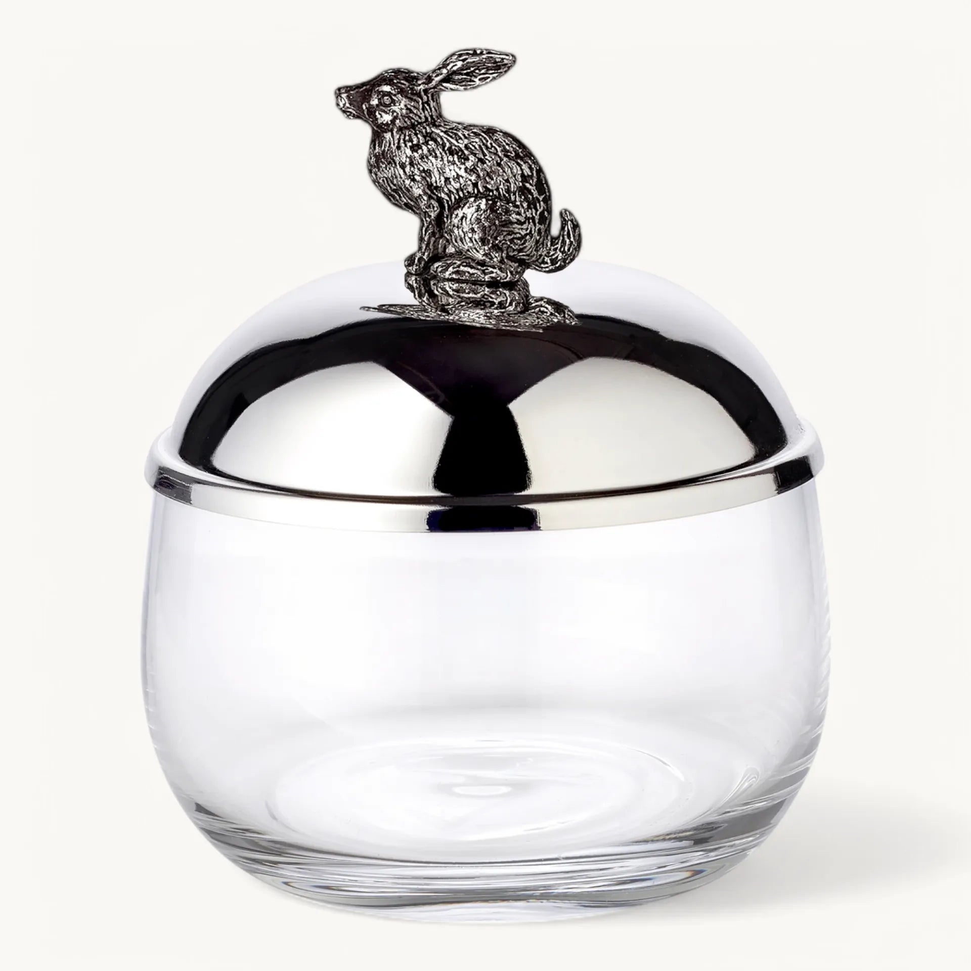 Hare Jam Jar - Silver