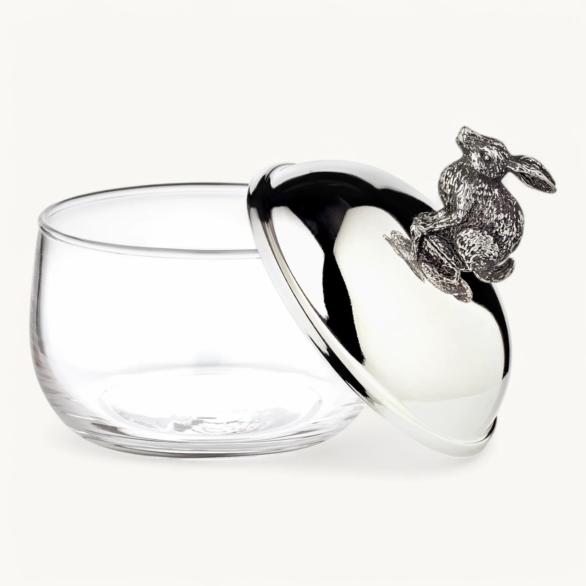Hare Jam Jar - Silver