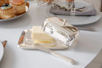 Butter dish with butter knife