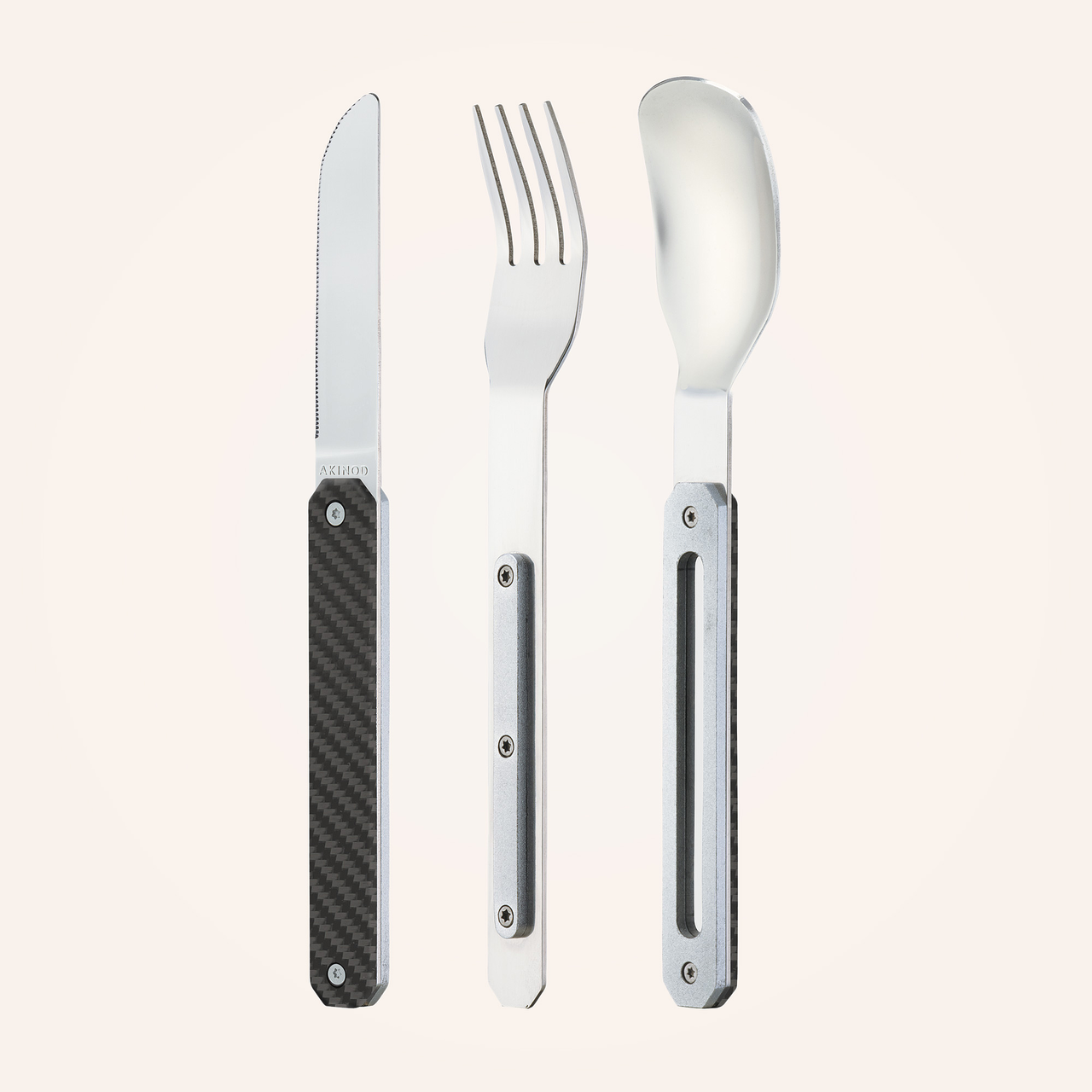 3-piece cutlery set - Plain