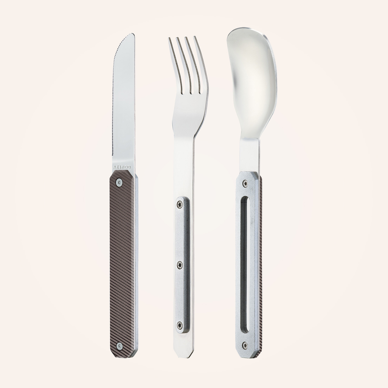 3-piece cutlery set - Plain
