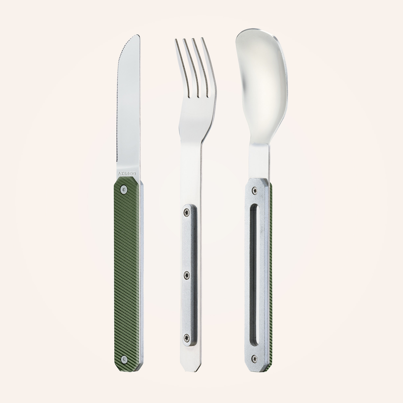 3-piece cutlery set - Plain