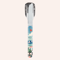 3-piece On The Go Cutlery Set – Print | Stainless Steel & Polycarbonate