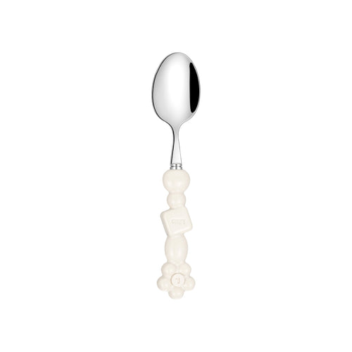 Likio fork and spoons with beads and geometric details on a laid table