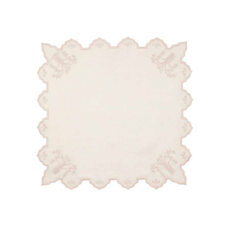 Eden Cotton Napkin – Light Pink (45 × 45 cm)