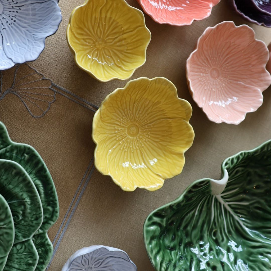 Flora - Kom – Geel -  Ø 17 cm