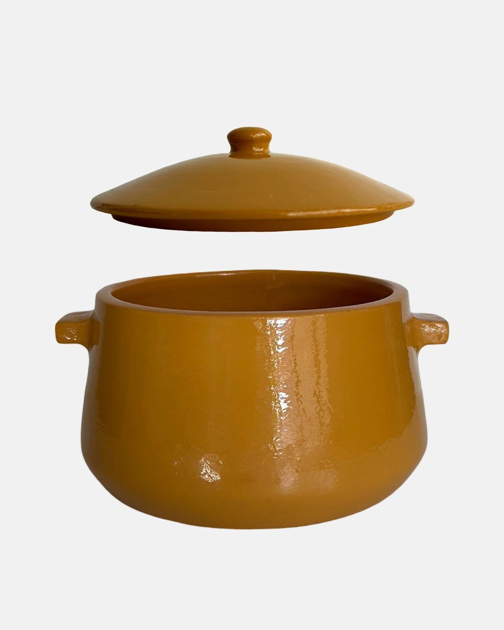 Oven dish with lid Auri L - yellow