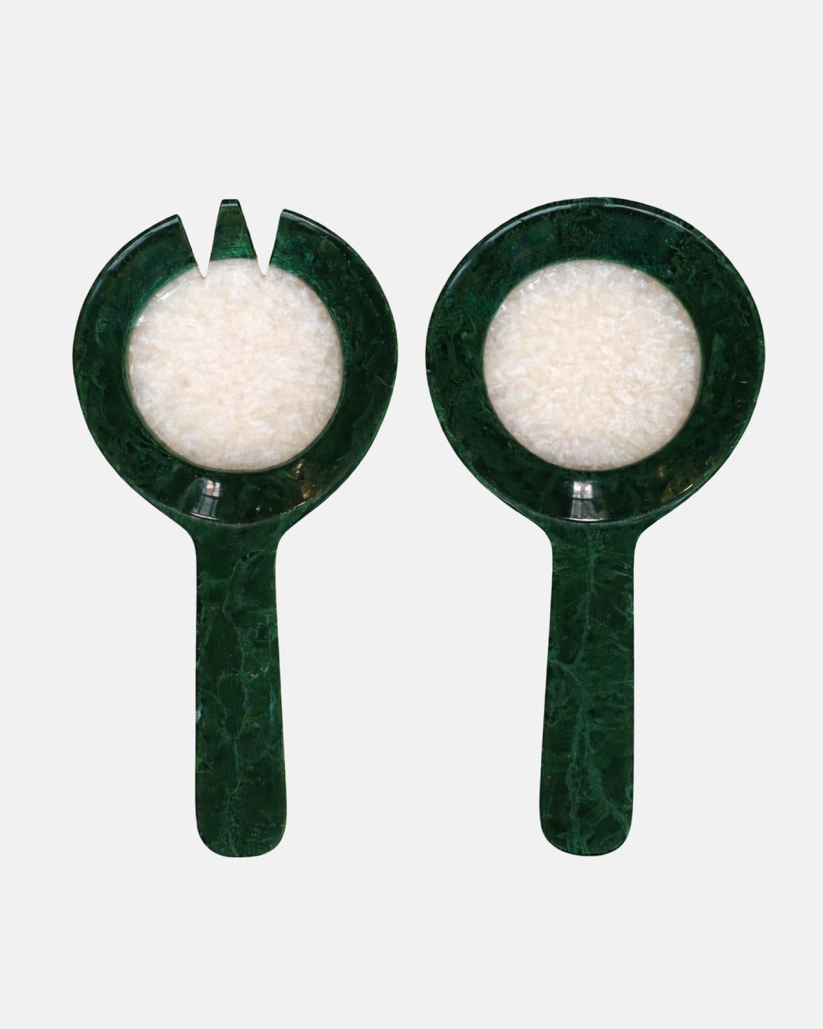 Mixing Hands Burgundy serving cutlery