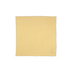 Linen Napkin with Contrasting Edge - Yellow/Gray