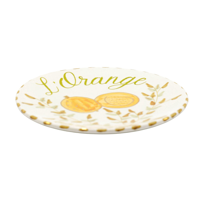 Keramisch bord "L'Orange"  -  Ø 20 cm
