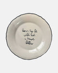 'Born to be wild but I have bills' bord — ø27cm