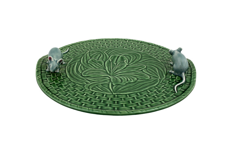 Kaasplank "Lily" met muisjes – Ø 31,5 cm