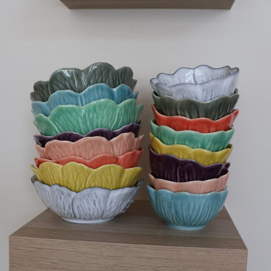 Kom "Flora" – Grijs -  Ø 17 cm