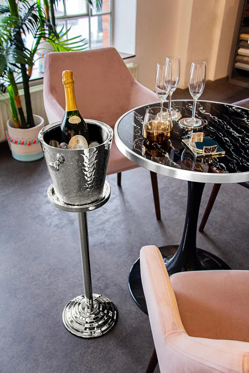Olbia Standaard voor Wijn- en Champagnekoeler – RVS – Ø 19,5 x H 62 cm