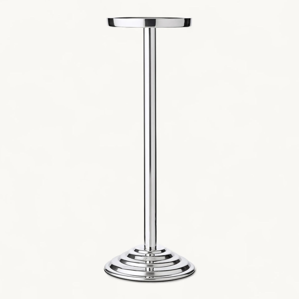 Valencia Wijnkoeler met Standaard – Gehamerd RVS – H 83 cm