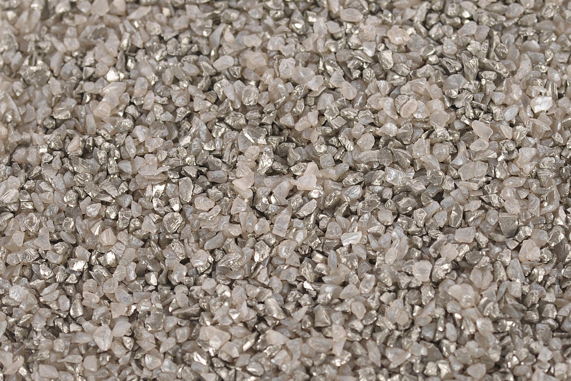 Decorative granulate - Silver - 550g
