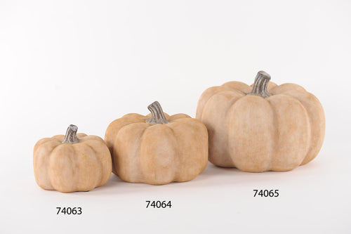 Decorative pumpkin - Calm Orange - Ø16.5x25.5 cm