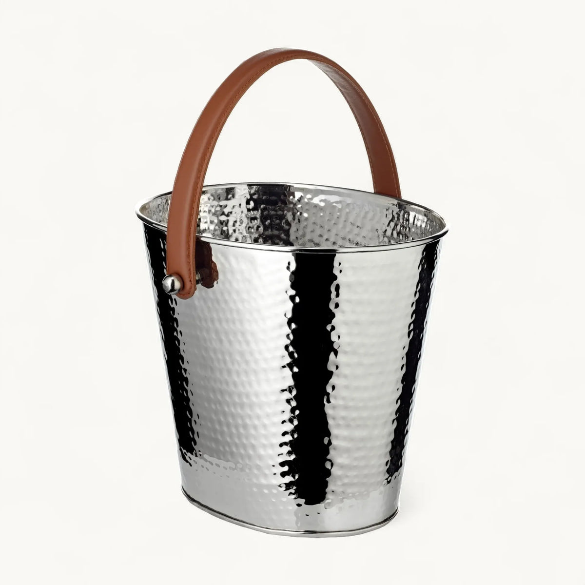 Gavin Wijnkoeler – Gehamerd RVS – 26 x 21 x H 23 cm