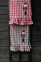 Keukenhanddoeken Anatole Red met notenkraker (set van 2)