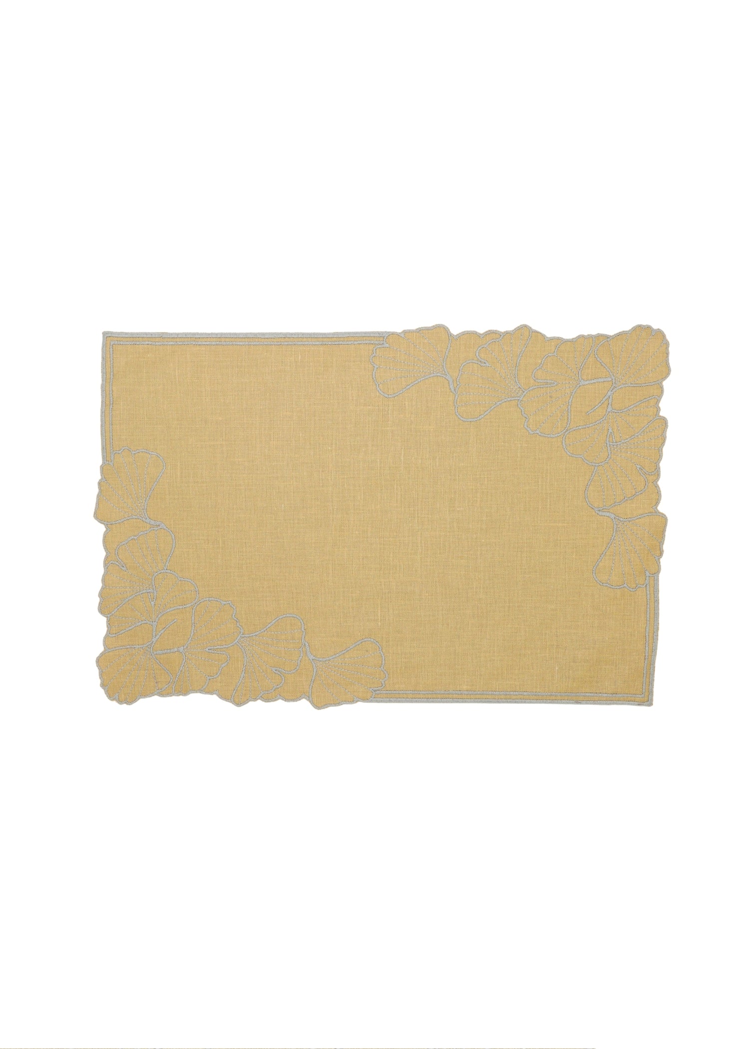 Vlekwerende Linnen Placemat – 50x35 cm - Geel