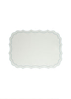 Vlekwerende Linnen Placemat – 50x35 cm - Lichtblauw