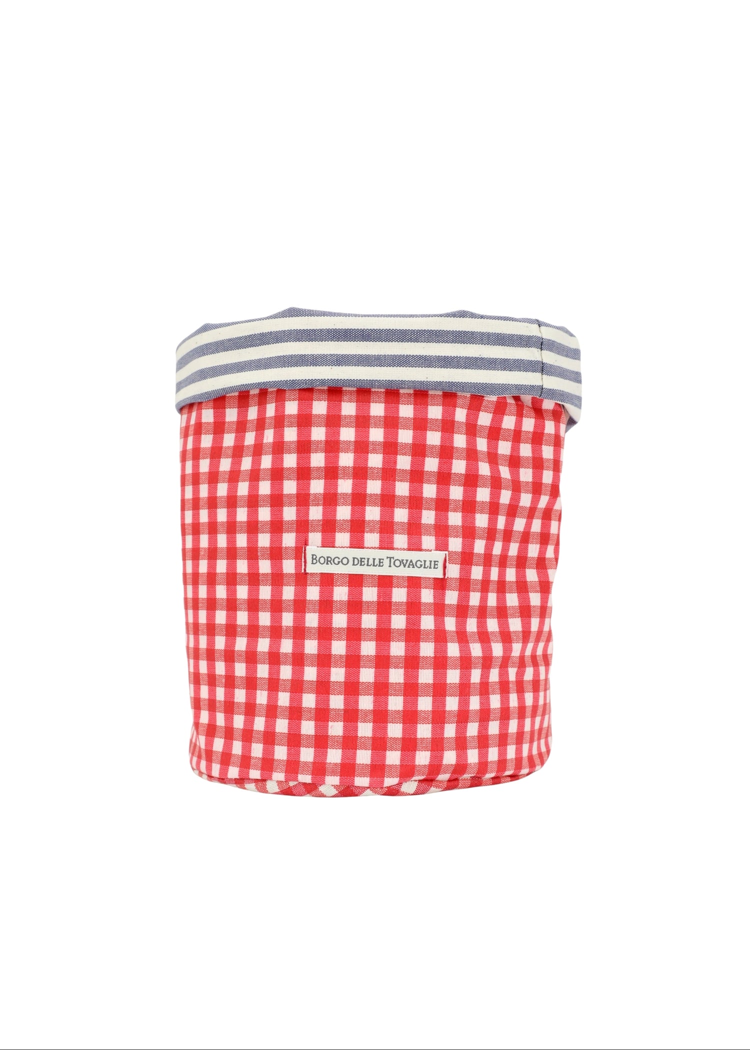 Broodmand - dubbelzijdig – Ø15 cm - Rode Vichy