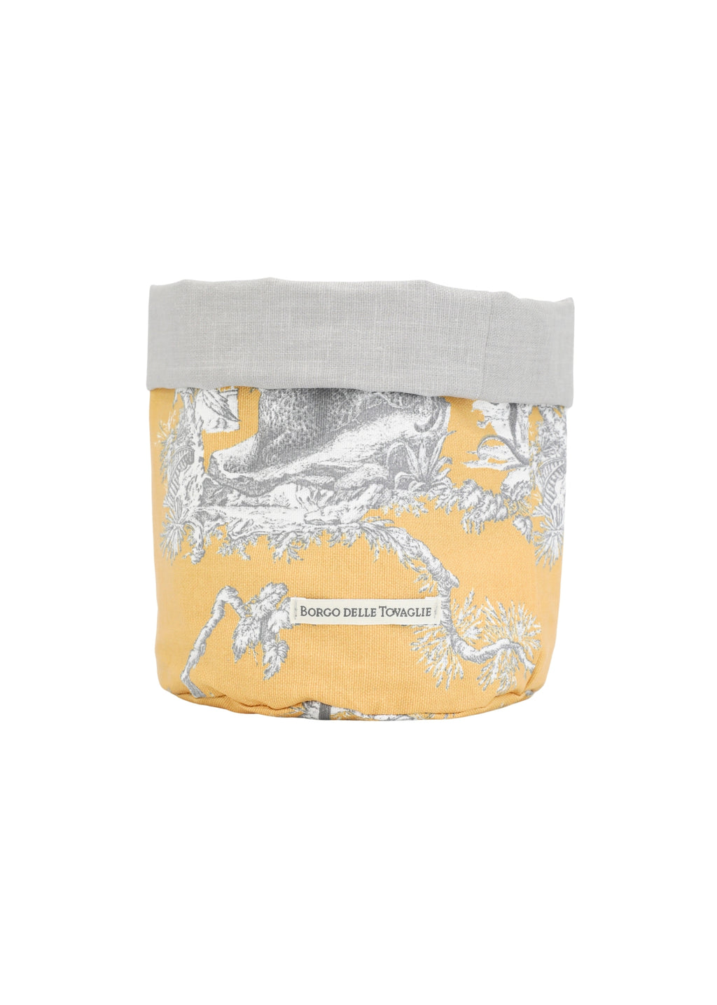 Broodmand - dubbelzijdig – Ø15 cm - Geel