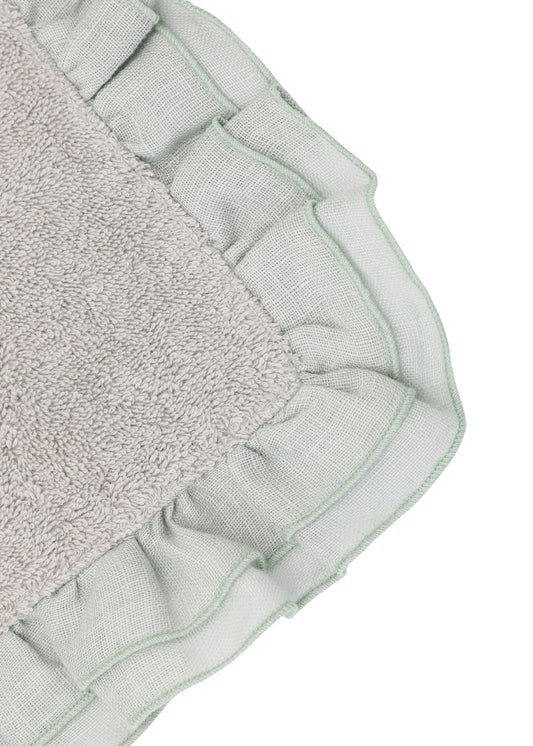 Gastendoek handdoekje - Grijs / Blauw