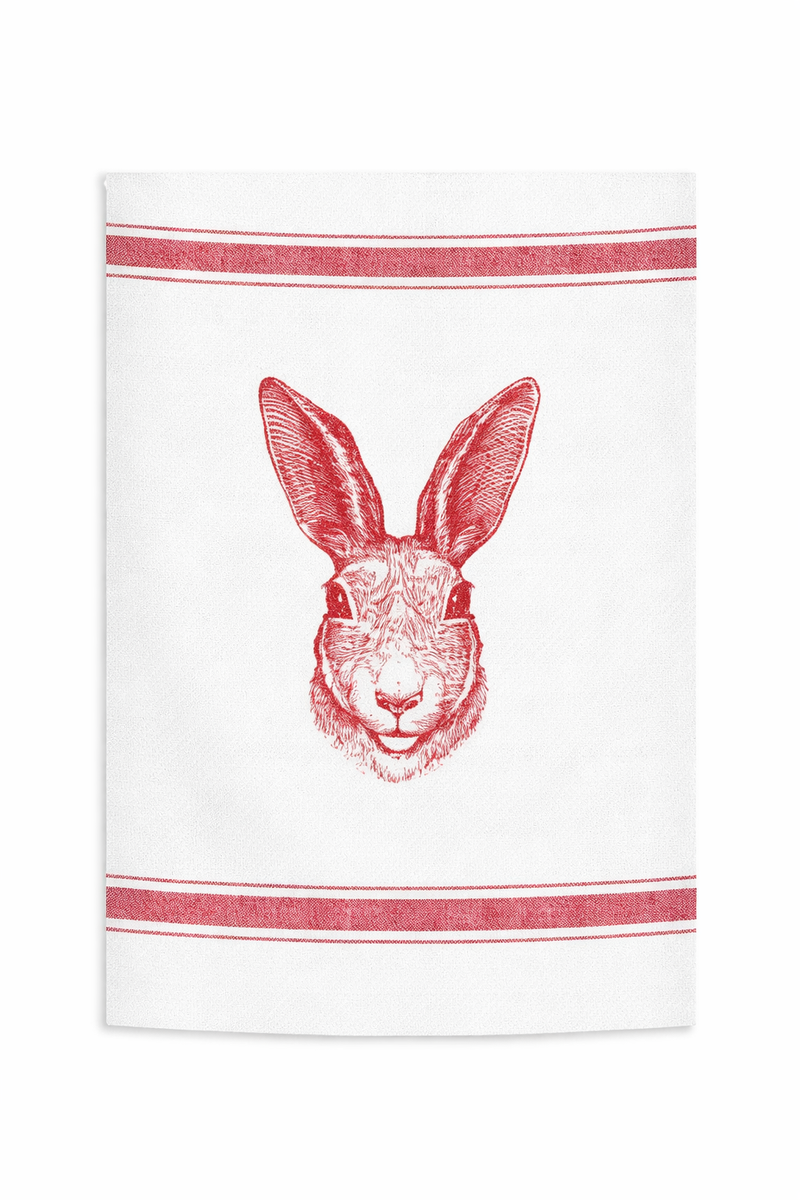 Theedoek 100% katoen - Haas