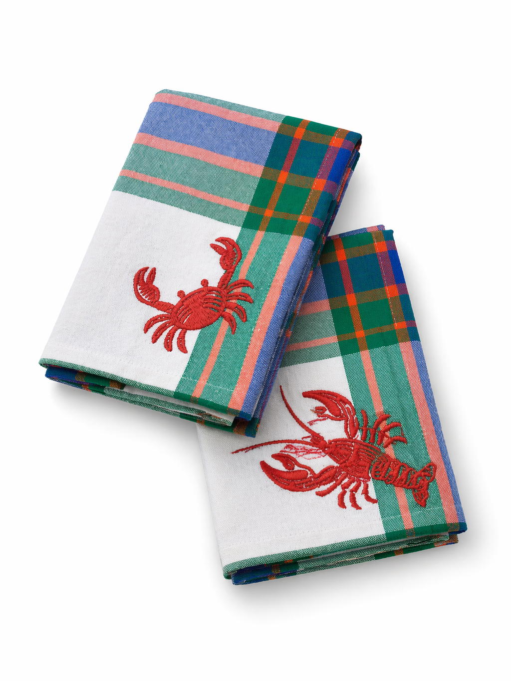 Keukenhanddoek - Octave Green (set 2) - Krab & Kreeft