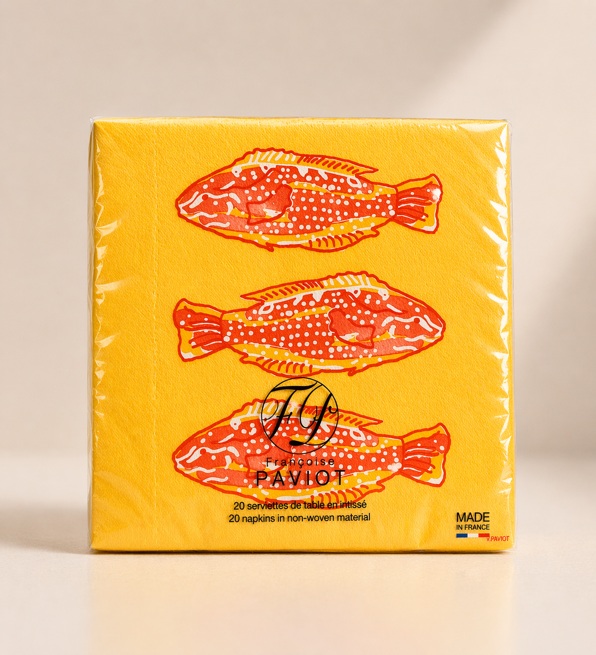 Napkins - Red Vichy - 40x40