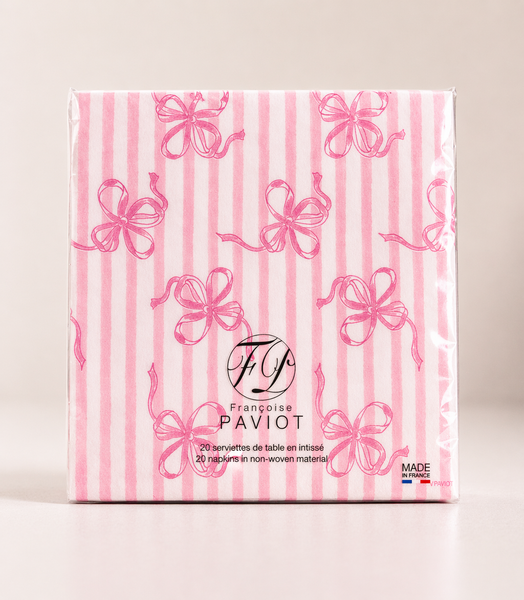 Napkins - Red Vichy - 40x40