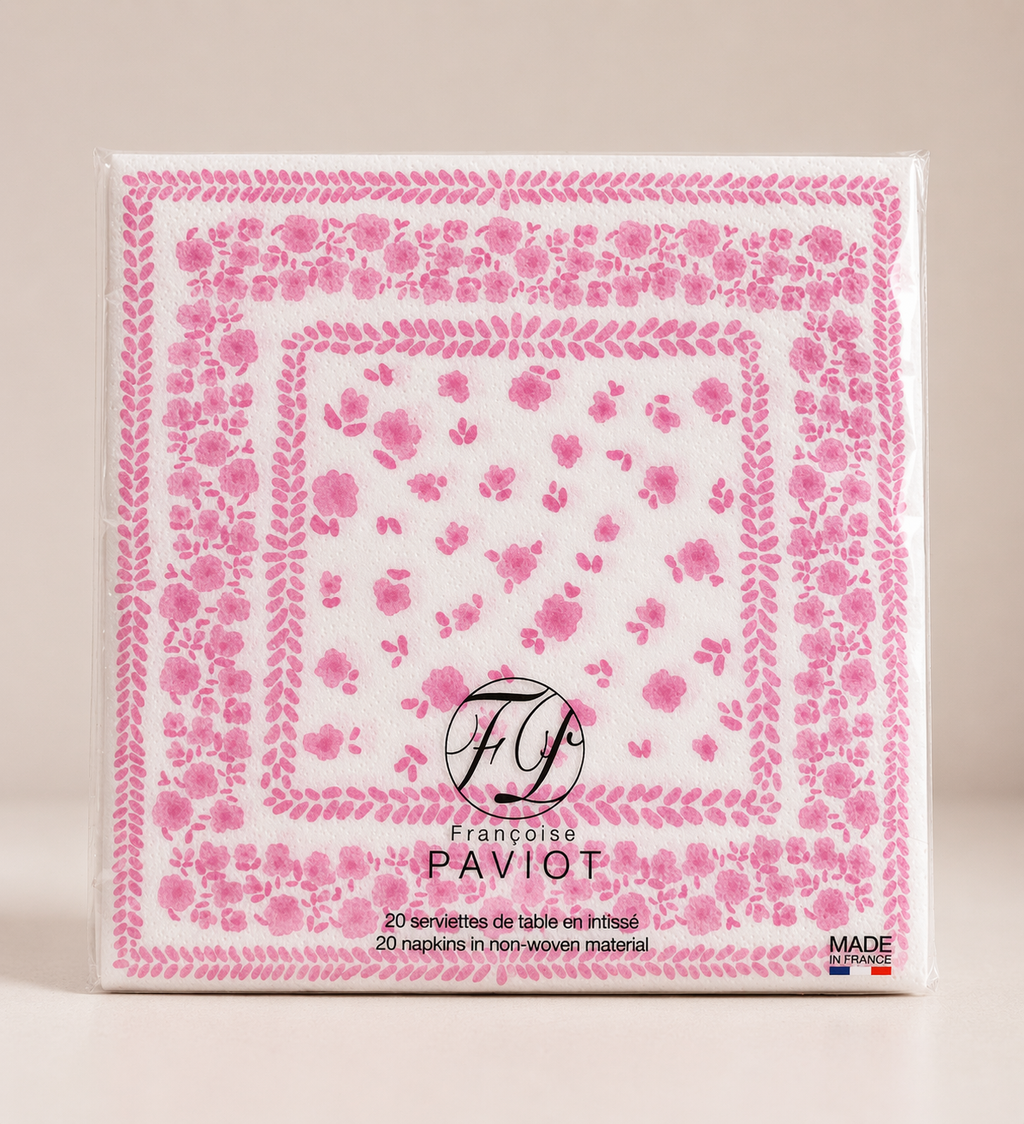 Napkins - Red Vichy - 40x40